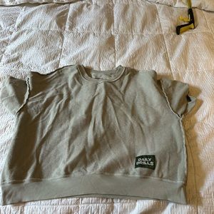 Daily Drills Cropped Short Sleeve Crewneck